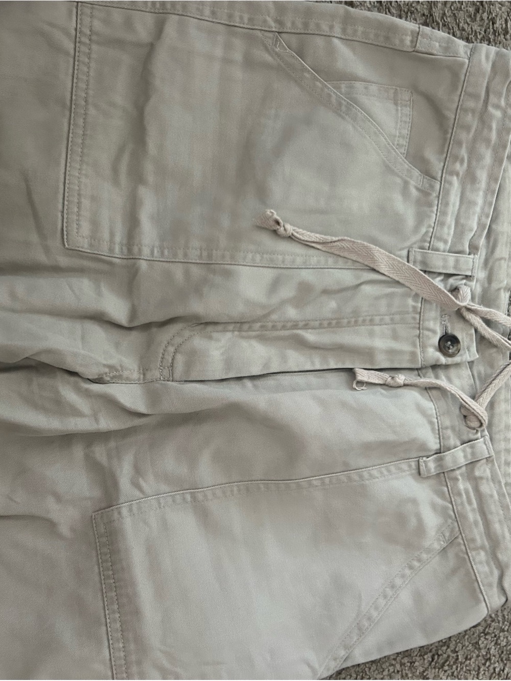 Women’s vintage Casual Drawstring Khaki Pants
